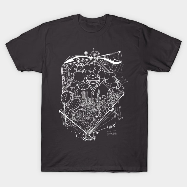 Sacred Geometry B T-Shirt by AgaCactus